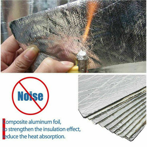 2m-10m Sound Deadener 10mm Thick Noise Proofing Heat Shield Insulation