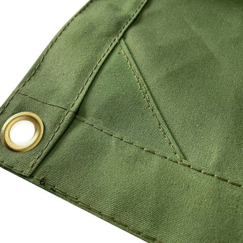 14 Sizes Army Heavy Duty Canvas Tarp Tarpaulin Sun Blocked Waterproof Dustproof