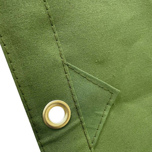 14 Sizes Army Heavy Duty Canvas Tarp Tarpaulin Sun Blocked Waterproof Dustproof