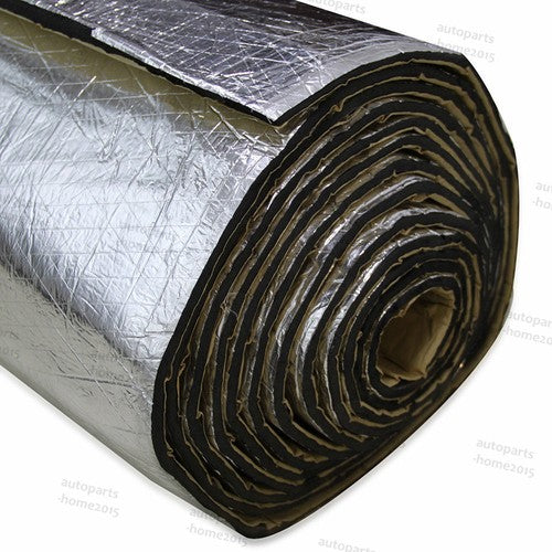 2m-10m Sound Deadener 10mm Thick Noise Proofing Heat Shield Insulation