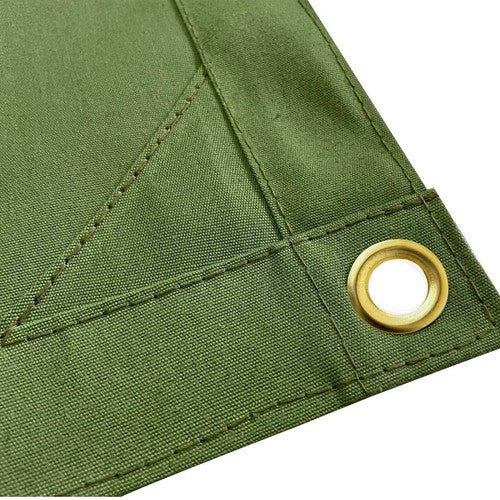 14 Sizes Army Heavy Duty Canvas Tarp Tarpaulin Sun Blocked Waterproof Dustproof