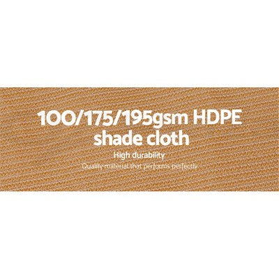 Instahut Shade Cloth Shadecloth Sail 50% 70% 90%UV Mesh Roll Garden Outdoor