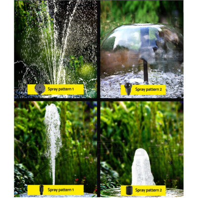 Gardeon Solar Pond Pump Water Fountain Submersible Filter Outdoor Garden 7.2FT