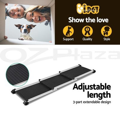 i.Pet Dog Ramp Pet Ramp Car Stairs Steps Foldable Portable Ladder Adjustable SUV