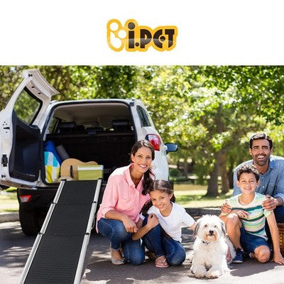 i.Pet Dog Ramp Pet Ramp Car Stairs Steps Foldable Portable Ladder Adjustable SUV