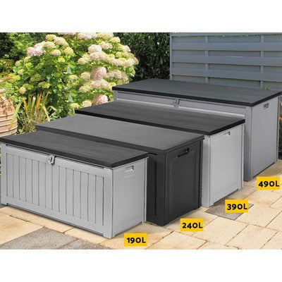 Gardeon Outdoor Storage Box Container Lockable Indoor Toy Tools Shed Garden
