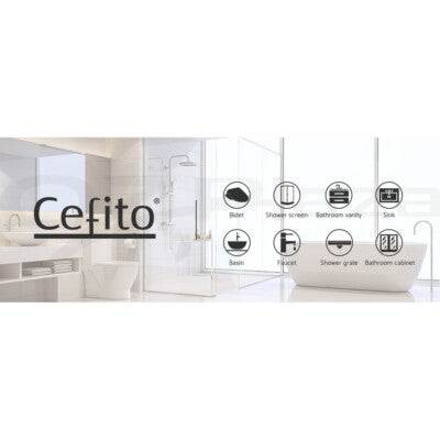 Cefito Bathroom Mirror Cabinet Vanity Medicine Shaving Makeup White