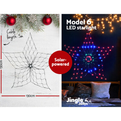 Jingle Jollys Christmas Motif Lights String light LED Santa Reindeer Outdoor