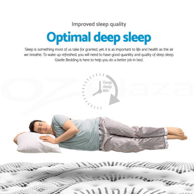 Giselle Mattress Queen Double King Single Pocket Spring Foam Medium Firm 32cm
