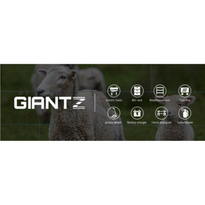 Giantz Electric Fence Wire 2000M Fencing Tape Energiser Stainless Steel Poly