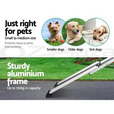 i.Pet Dog Ramp Pet Ramp Car Stairs Steps Foldable Portable Ladder Adjustable SUV