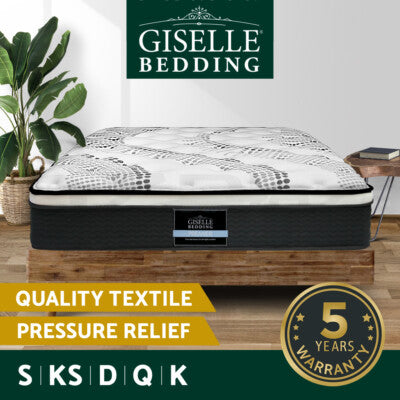 Giselle Mattress Queen Double King Single Pocket Spring Foam Medium Firm 32cm