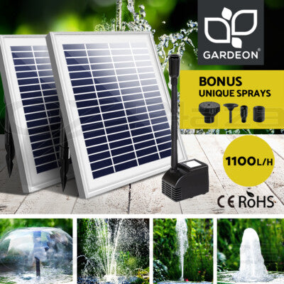 Gardeon Solar Pond Pump Water Fountain Submersible Filter Outdoor Garden 7.2FT
