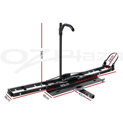 Giantz Motorcycle Motorbike Carrier Rack 2"Towbar Arm Rack Dirt Bike Ramp Steel