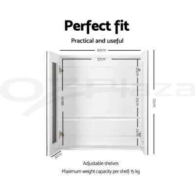 Cefito Bathroom Mirror Cabinet Vanity Medicine Shaving Makeup White