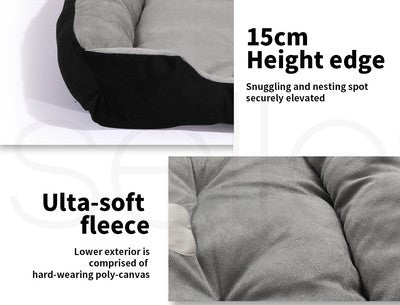 Pawz Dog Bed Pet Cat Calming Floor Mat Sleeping Comfy Cave Washable Extra Large