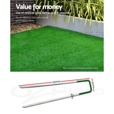 Instahut 1.83m Weed Mat Control Weedmat Pins Pegs Gardening Plant 30/50/100m