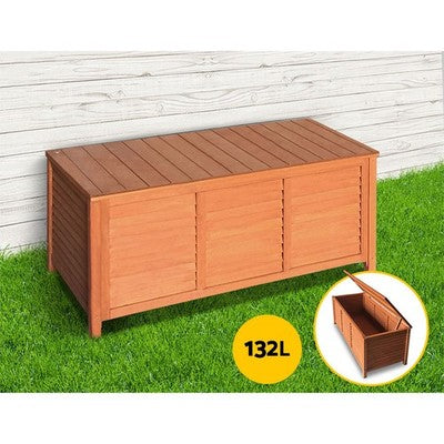 Gardeon Outdoor Storage Box Container Lockable Indoor Toy Tools Shed Garden