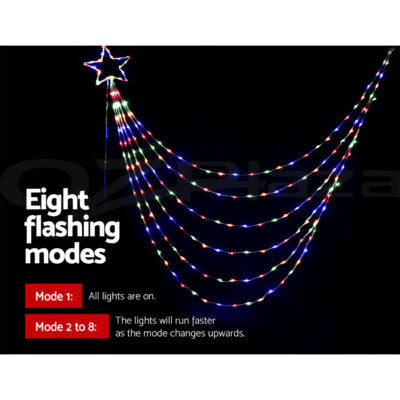 Jingle Jollys Christmas Motif Lights String light LED Santa Reindeer Outdoor