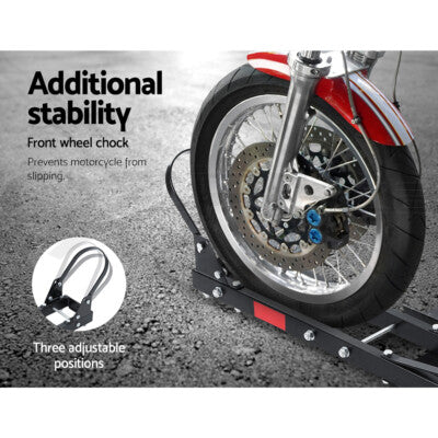 Giantz Motorcycle Motorbike Carrier Rack 2"Towbar Arm Rack Dirt Bike Ramp Steel