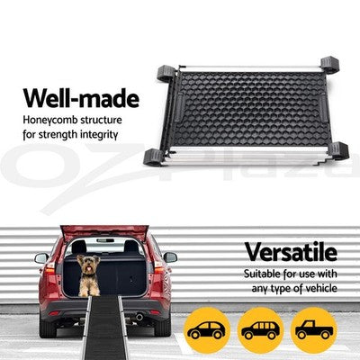 i.Pet Dog Ramp Pet Ramp Car Stairs Steps Foldable Portable Ladder Adjustable SUV