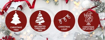 Santaco LED Christmas Tree Slim Snowy Fibre Optic Lights 1.5m 1.8m 2.1m 2.4m