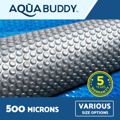 Aqua Buddy Pool Cover 500 Micron Solar Blanket Covers Swimming Outdoor 8 SIZES