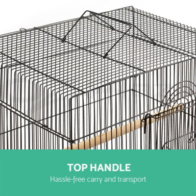 i.Pet Bird Cage Large Bird Cages Aviary Budgie Cage Parrot Pet Small Stand 88CM
