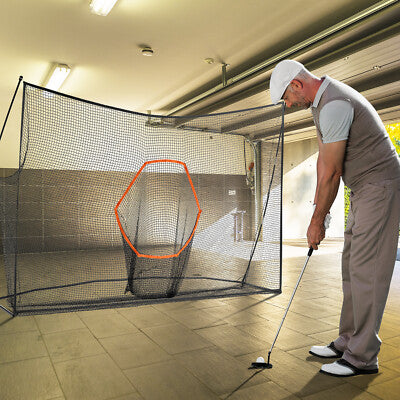 VEVOR 10.8x7ft Golf Practice Hitting Net Indoor Personal Driving Range Training