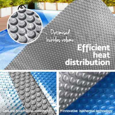 Aqua Buddy Pool Cover 500 Micron Solar Blanket Covers Swimming Outdoor 8 SIZES