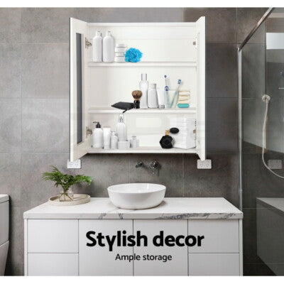 Cefito Bathroom Mirror Cabinet Vanity Medicine Shaving Makeup White