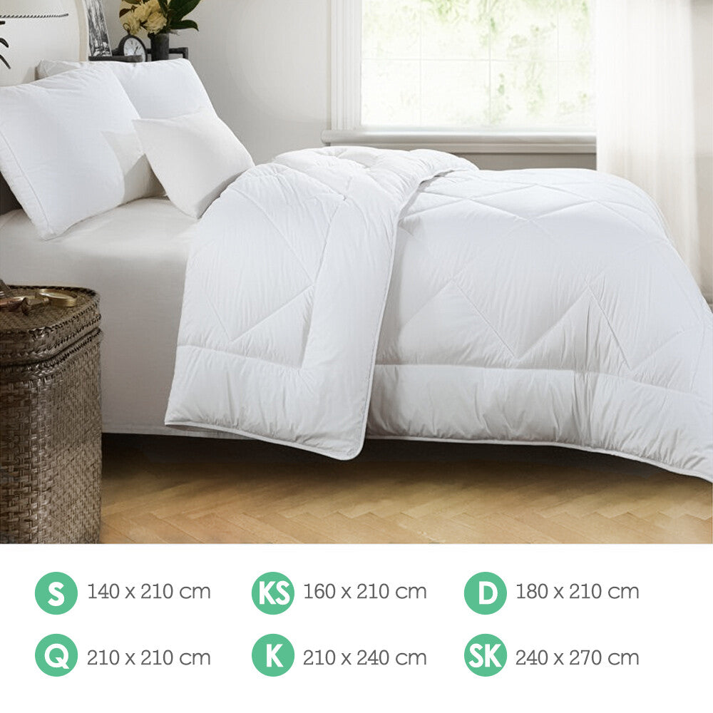 350/500/700GSM All Size Australian Wool Quilt Doona Duvet Down Summer Winter
