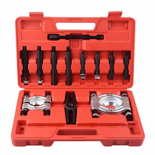 12 pcs Bearing Splitter Gear Puller Fly Wheel Separator Set With Box Tool Kit