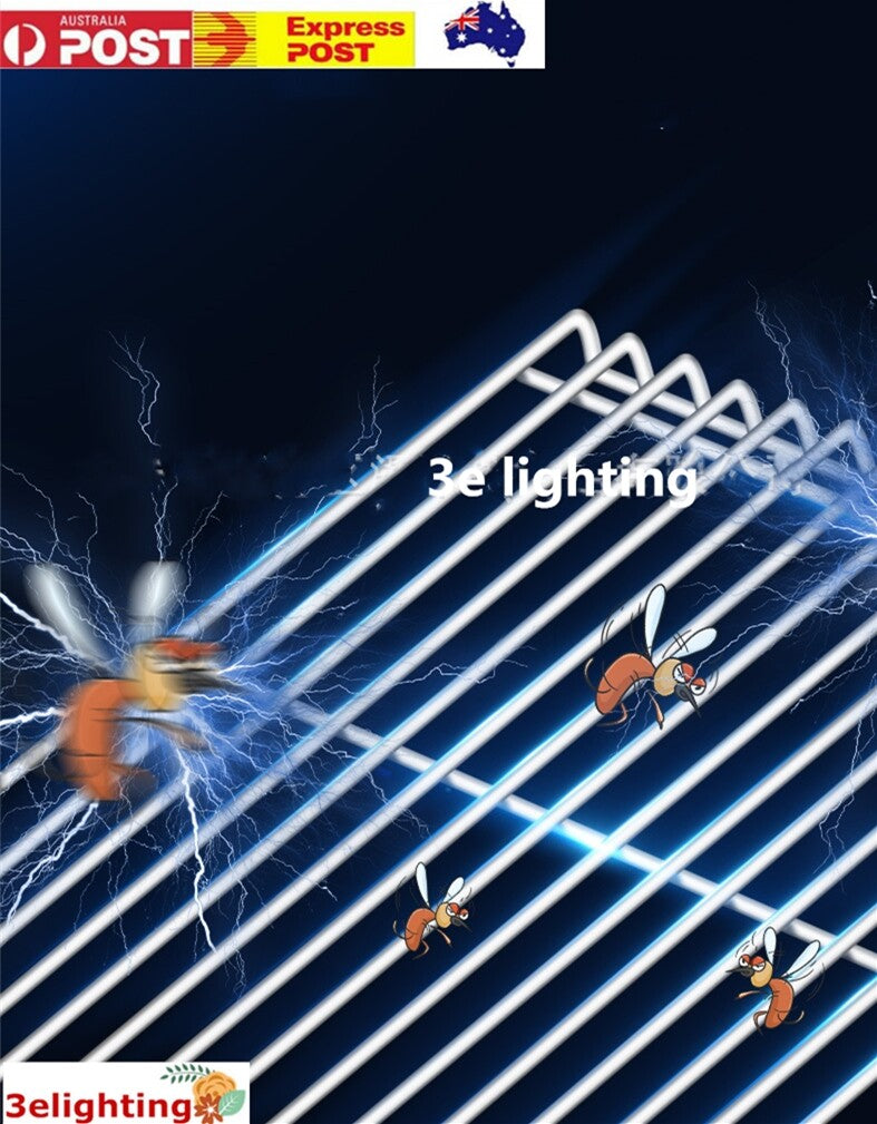 40W Electric UV Mosquito Fly Insect Pest Killer Bug Zapper Trap Lamp In/outdoor