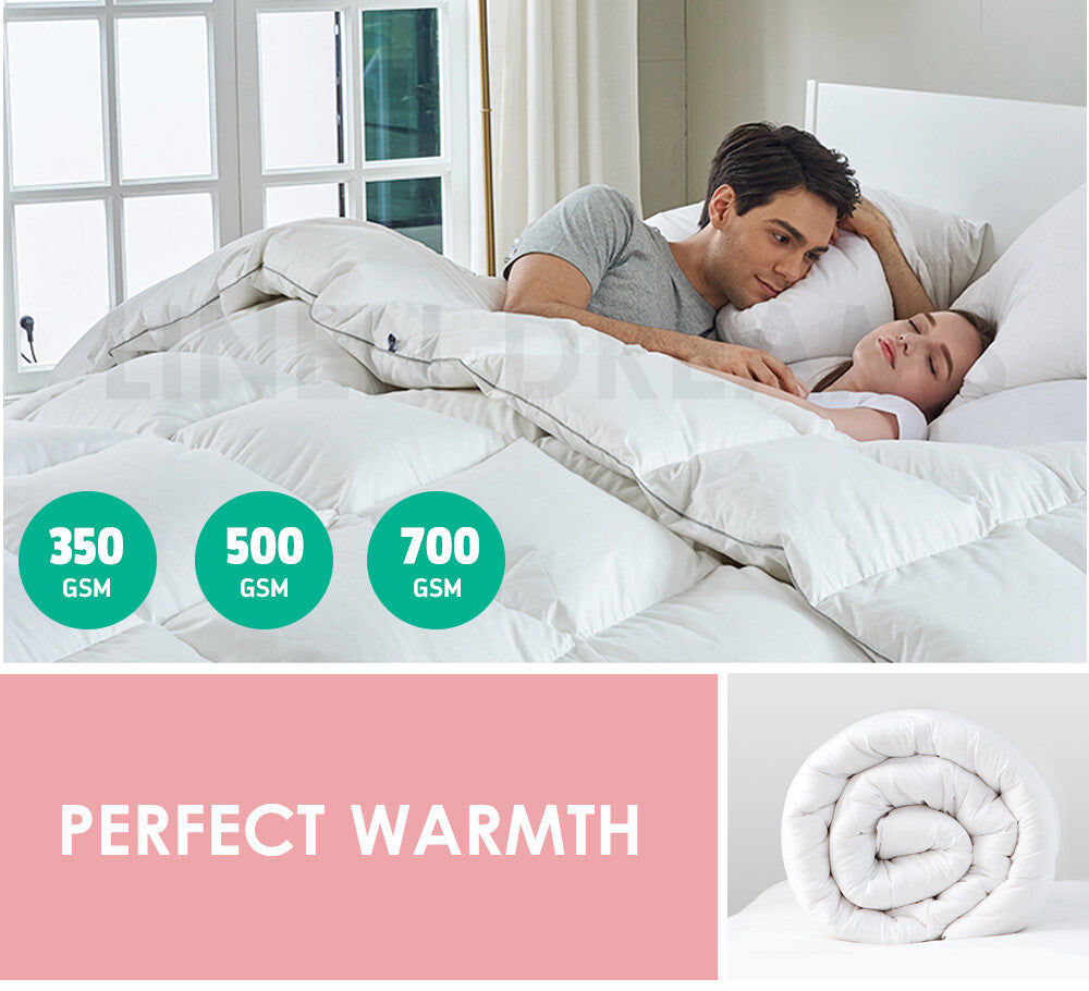 350/500/700GSM All Size Australian Wool Quilt Doona Duvet Down Summer Winter