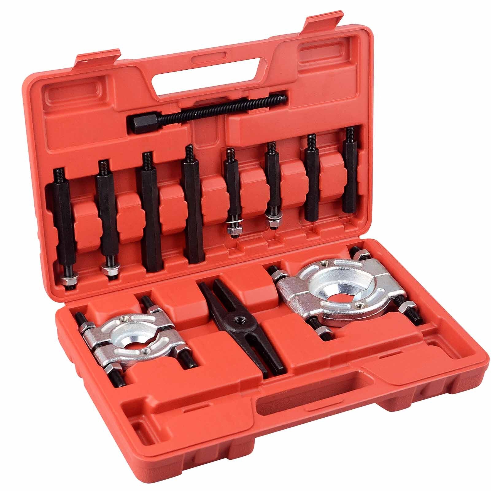 12 pcs Bearing Splitter Gear Puller Fly Wheel Separator Set With Box Tool Kit