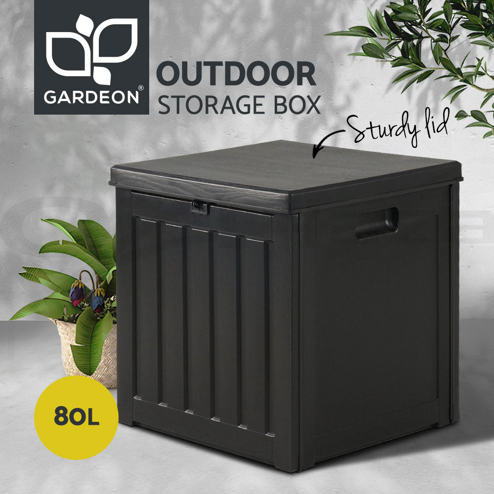 Gardeon Outdoor Storage Box Container Lockable Indoor Toy Tools Shed Garden