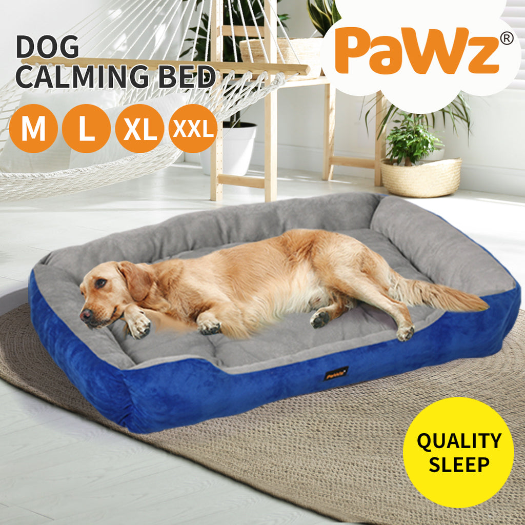 Pawz Dog Bed Pet Cat Calming Floor Mat Sleeping Comfy Cave Washable Extra Large