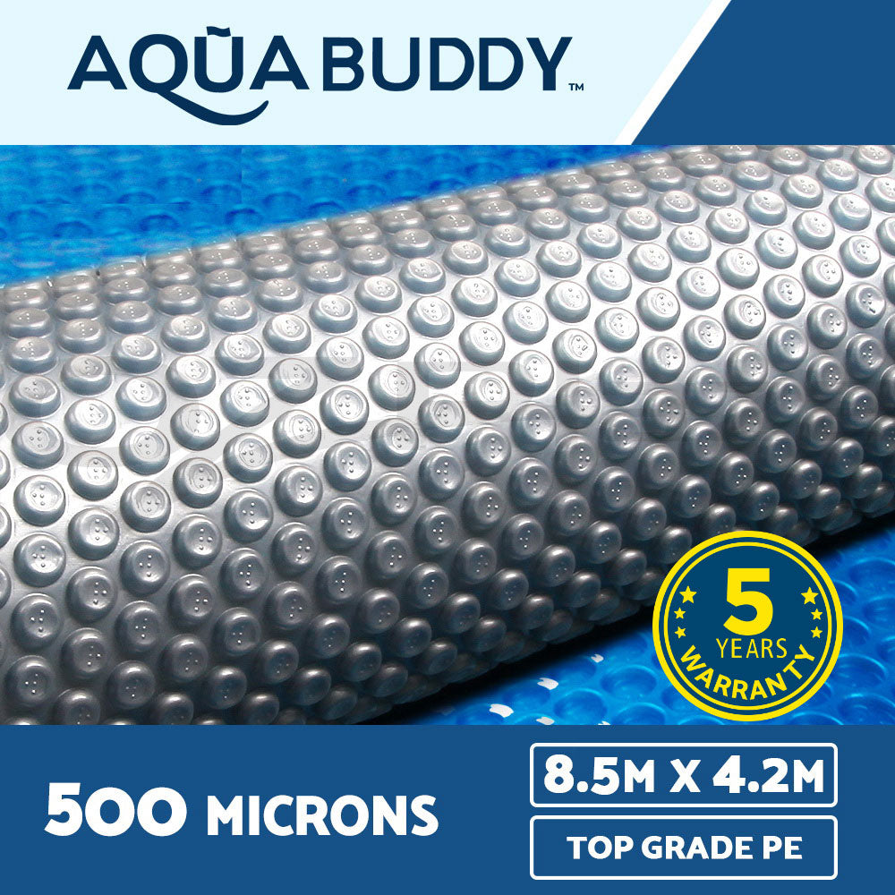 Aqua Buddy Pool Cover 500 Micron Solar Blanket Covers Swimming Outdoor 8 SIZES