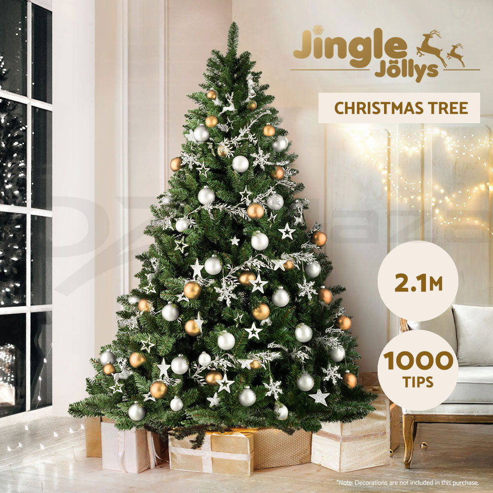 Jingle Jollys Christmas Tree 2.7M/2.4M/2.1M/1.8M Xmas Trees Green Decorations