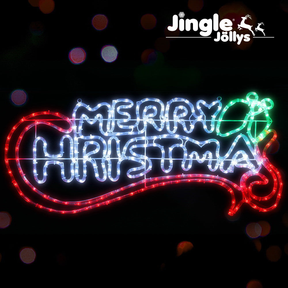 Jingle Jollys Christmas Motif Lights String light LED Santa Reindeer Outdoor