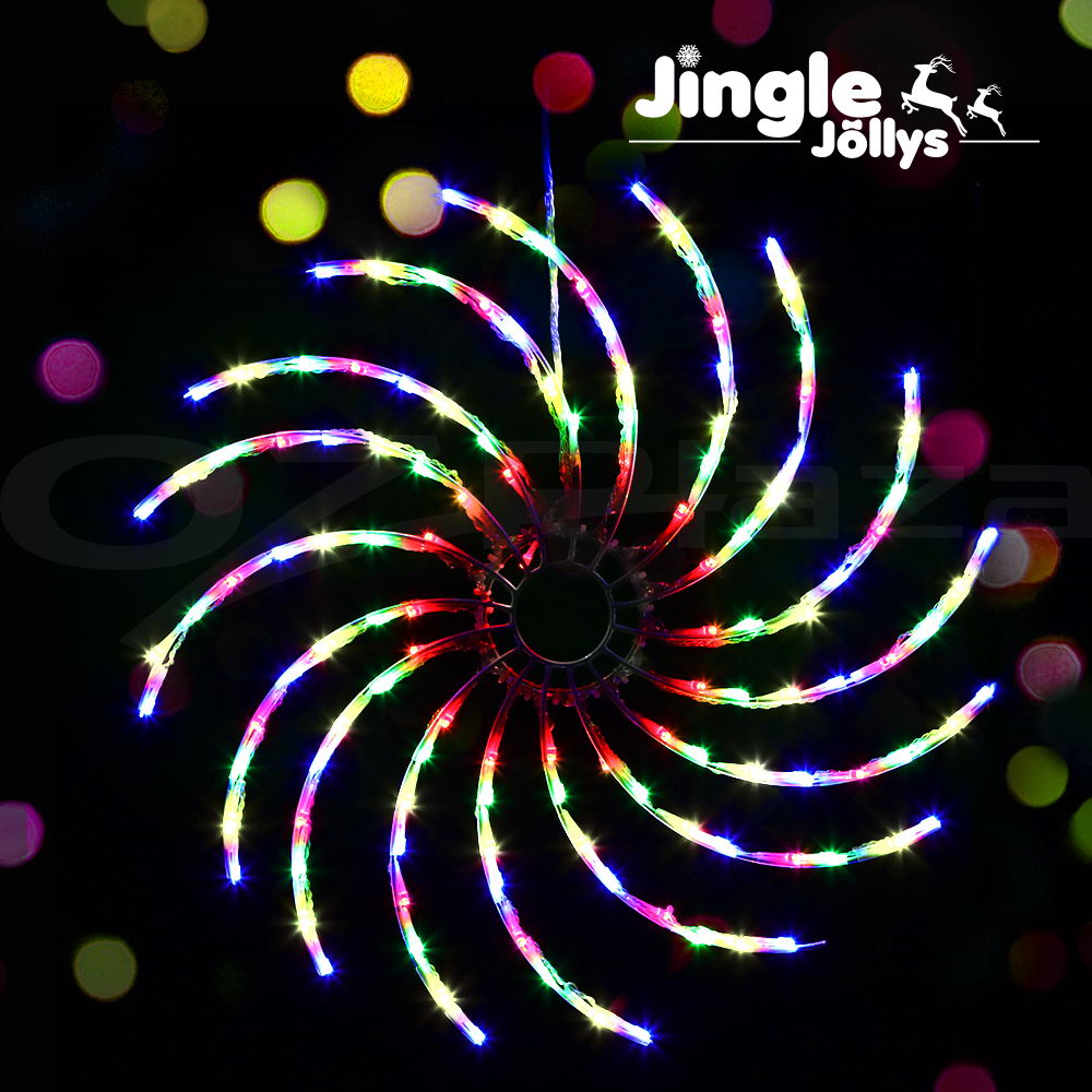 Jingle Jollys Christmas Motif Lights String light LED Santa Reindeer Outdoor
