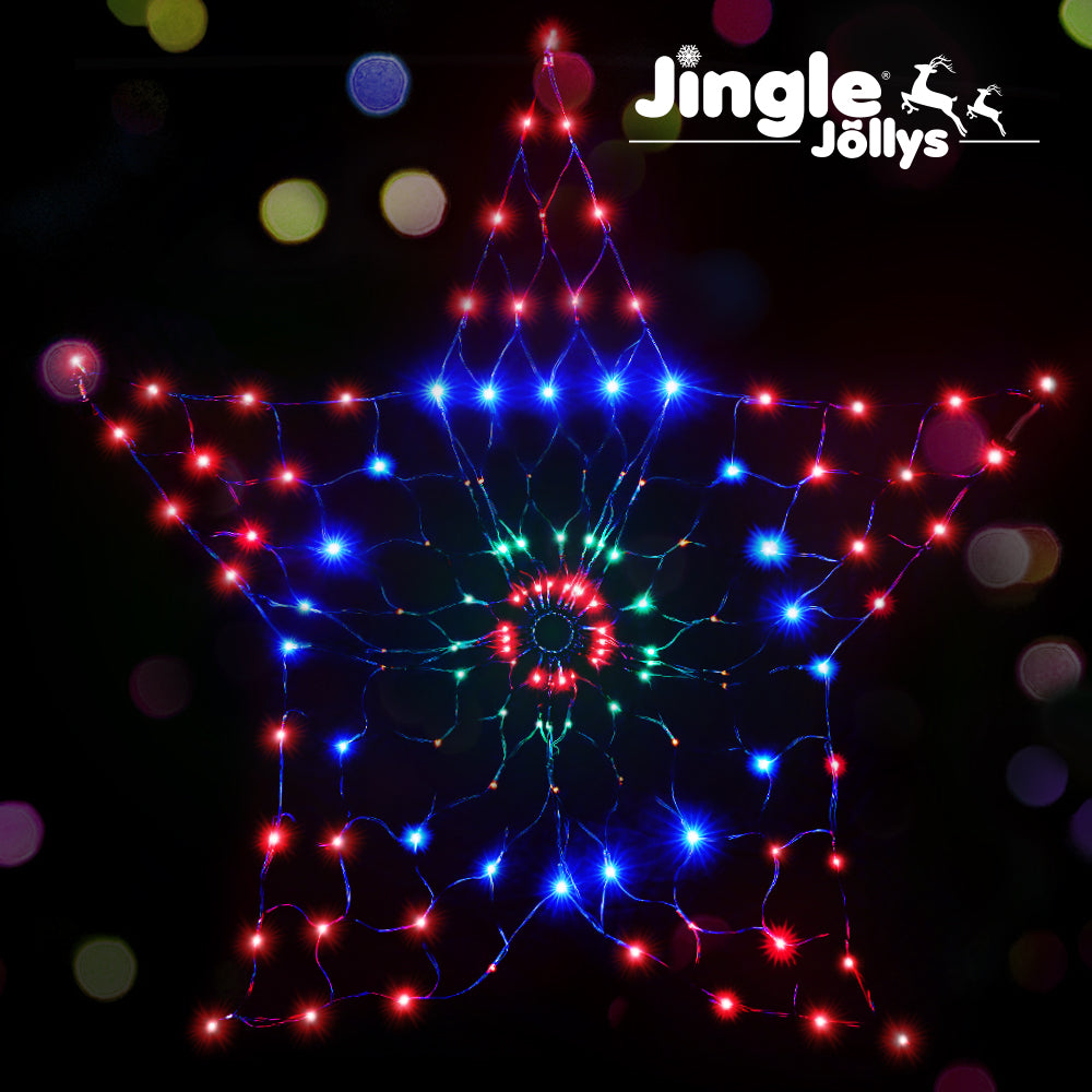 Jingle Jollys Christmas Motif Lights String light LED Santa Reindeer Outdoor